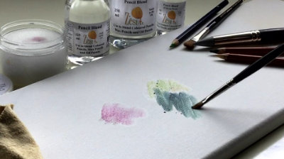 zest-it pencil blend blending sponge blends coloured pencil