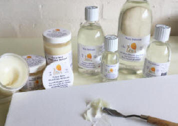 zest-it cold wax painting medium wax brushable liquiblend solvent